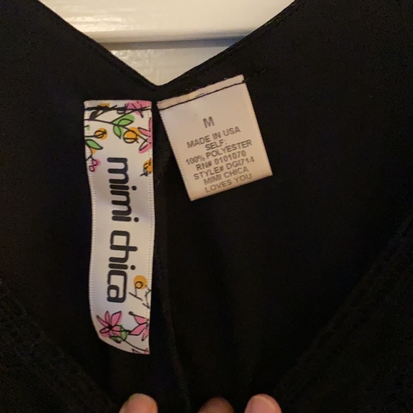 Black mini dress - Picture 3 of 3